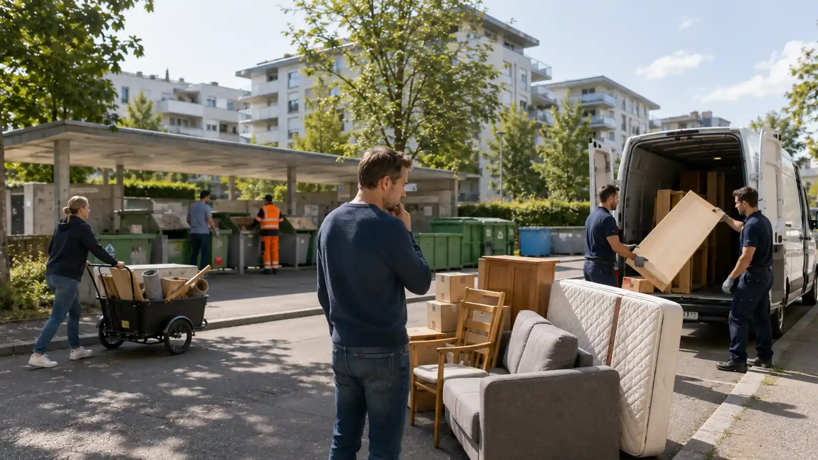 Sperrgutentsorgung in Zürich nach dem Ende der Gratis-Coupons mit Recyclinghof und professioneller Abholung